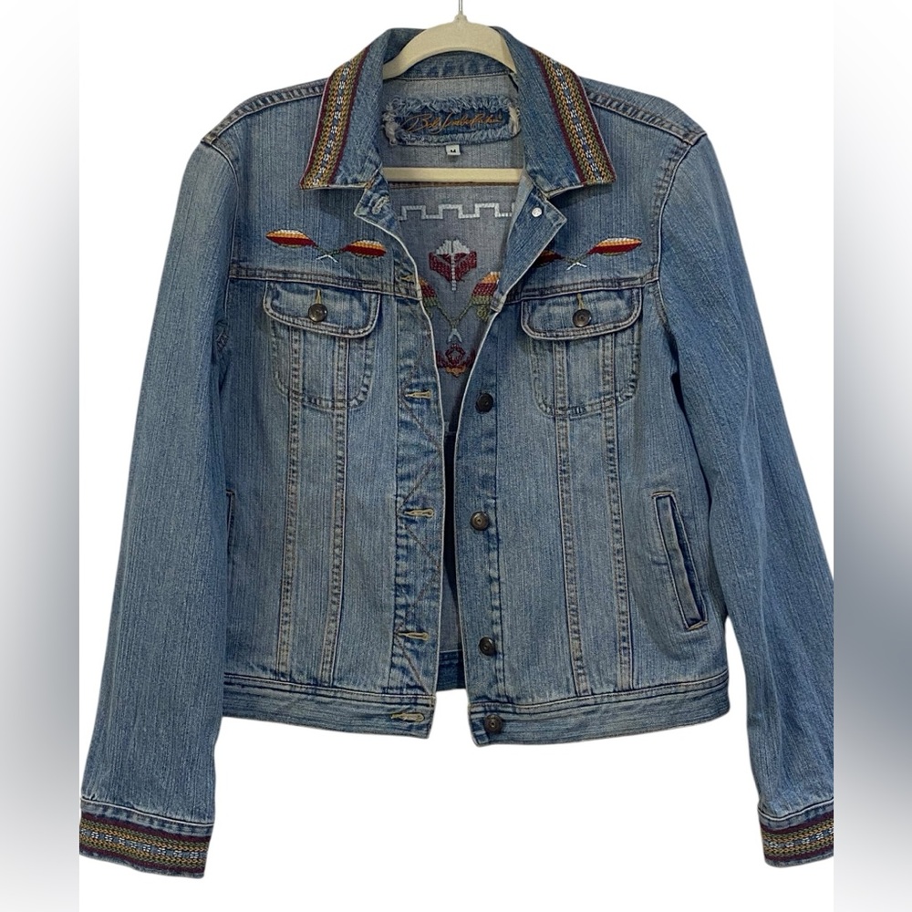 Bob Timberlake Embroidered Jean Jacket